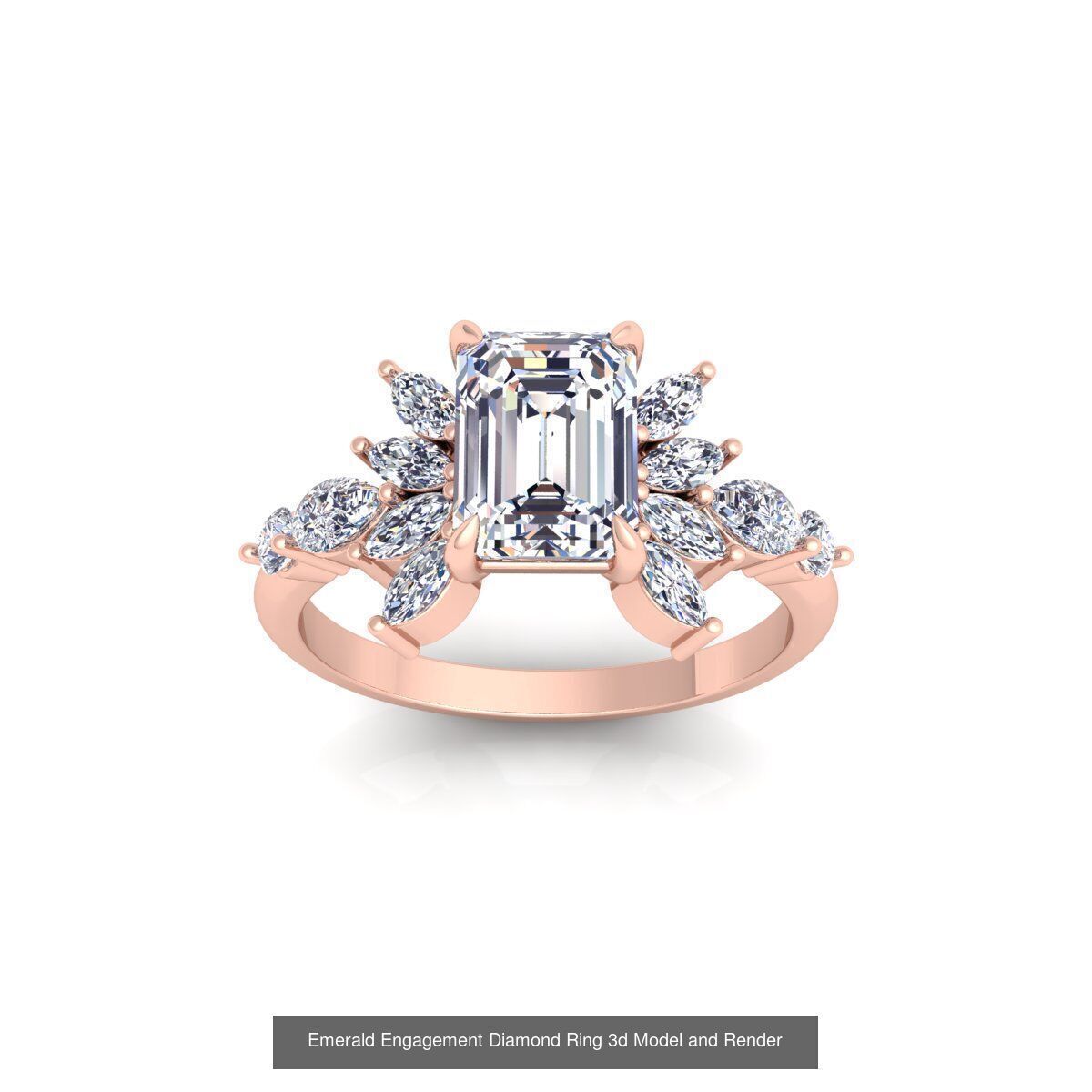150 Fancy Engagement Ring Collection and Render  _114