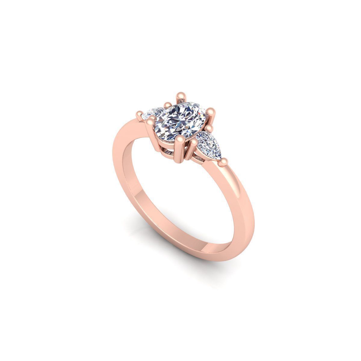 150 Fancy Engagement Ring Collection and Render  _243