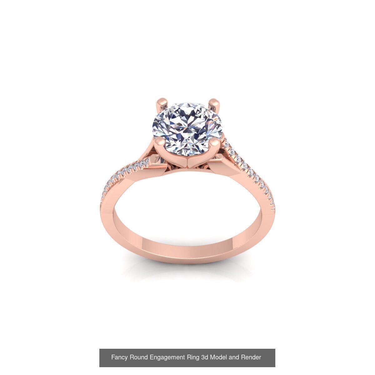 150 Fancy Engagement Ring Collection and Render  _146