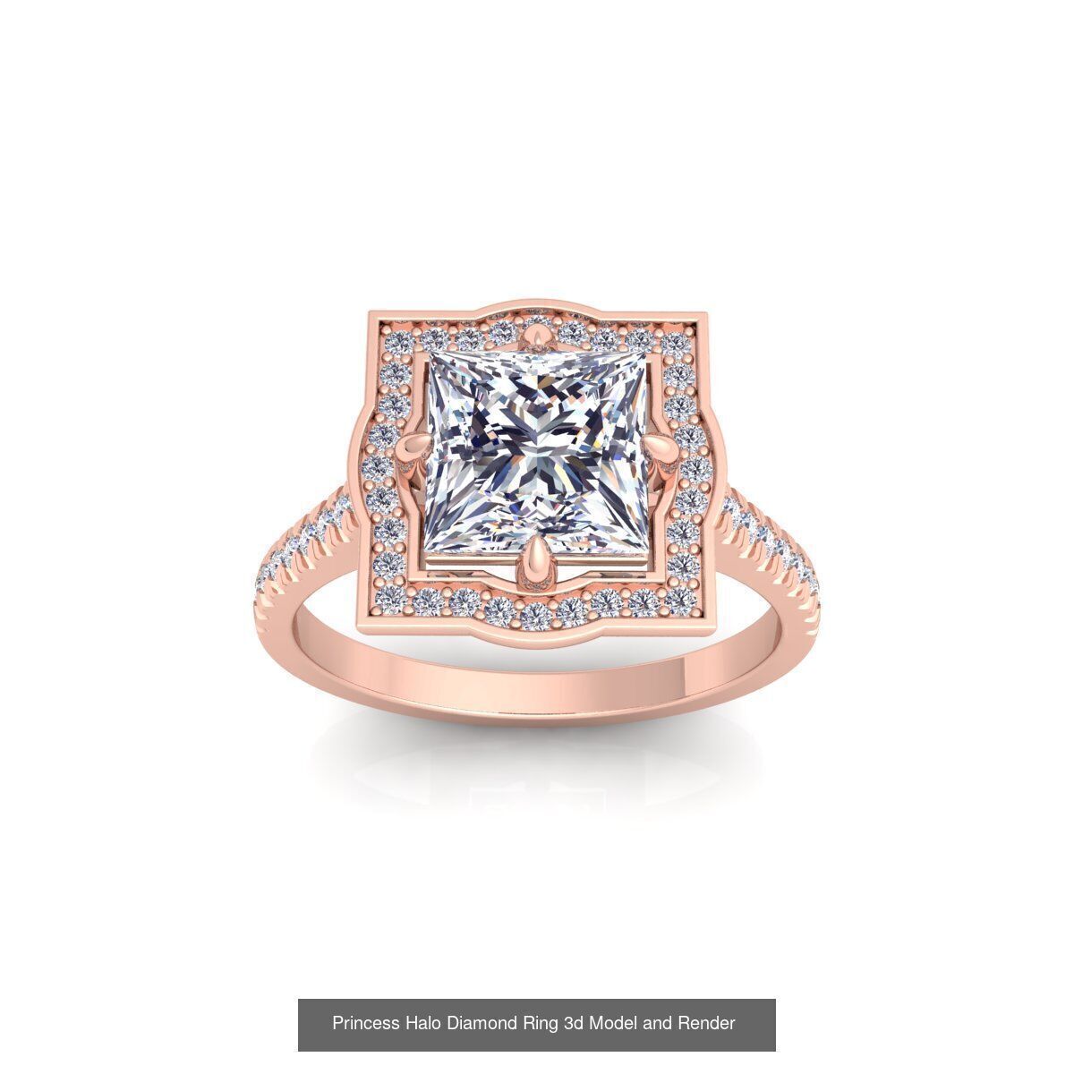 150 Fancy Engagement Ring Collection and Render  _105