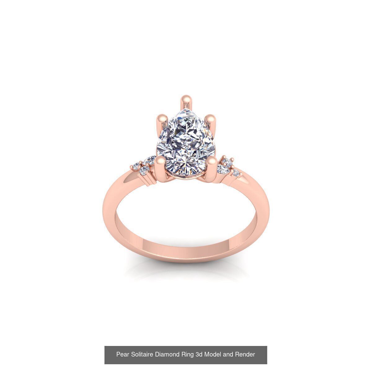 150 Fancy Engagement Ring Collection and Render  _142