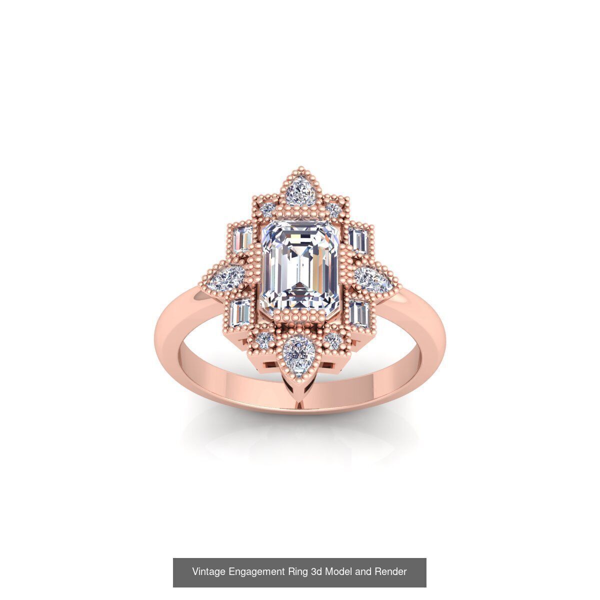 150 Fancy Engagement Ring Collection and Render  _74