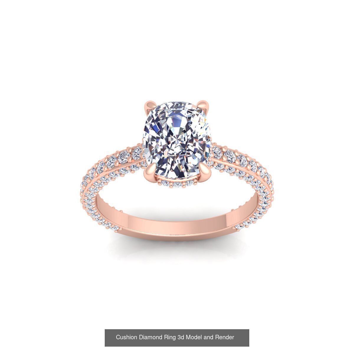 150 Fancy Engagement Ring Collection and Render  _98