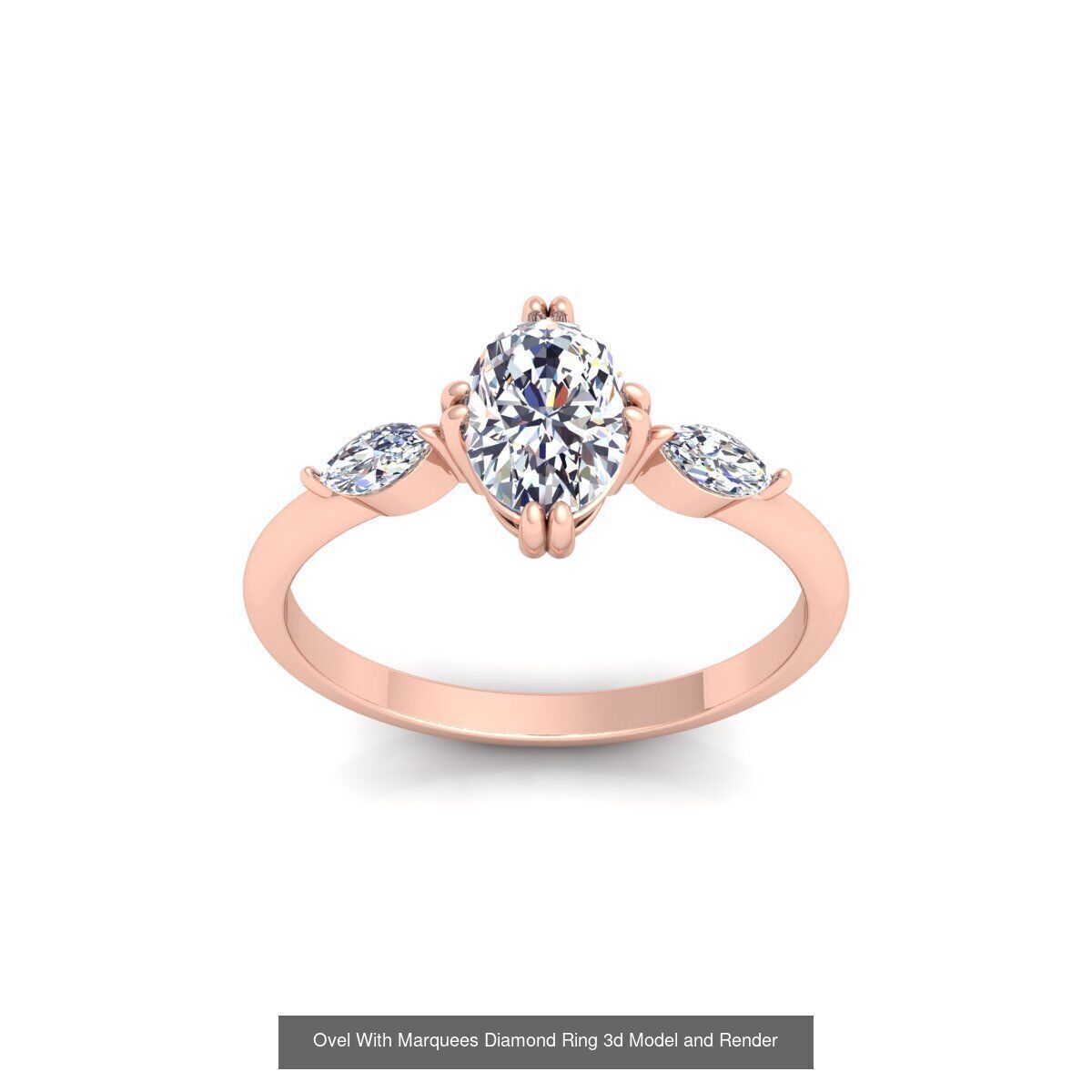 150 Fancy Engagement Ring Collection and Render  _102