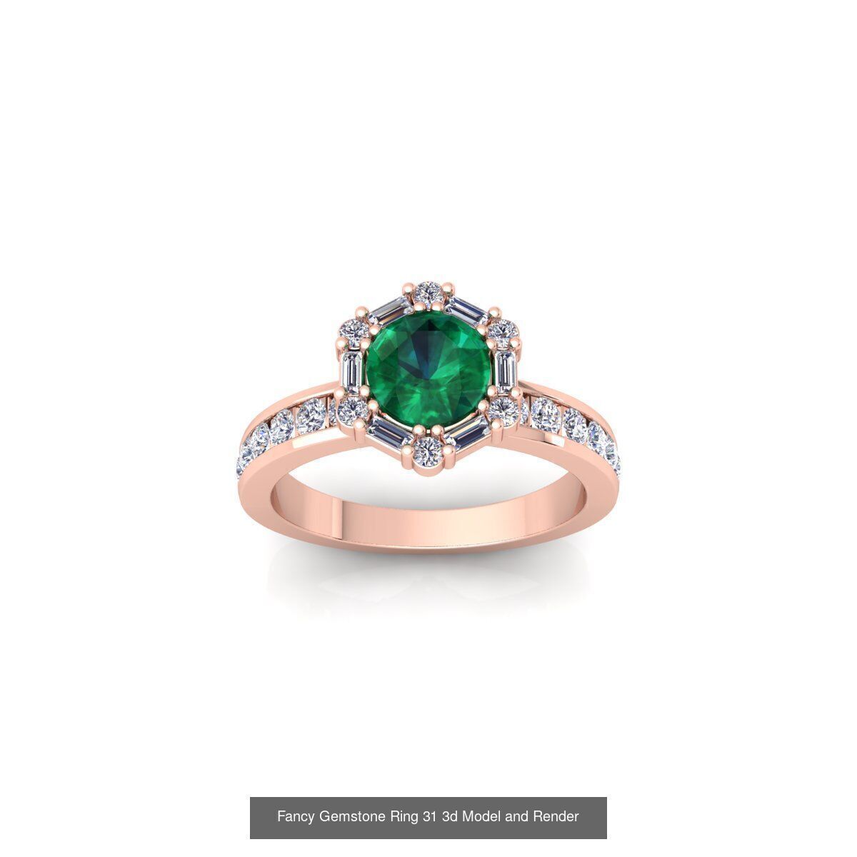 150 Fancy Engagement Ring Collection and Render  _21