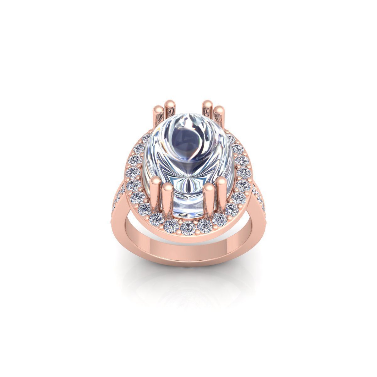 150 Fancy Engagement Ring Collection and Render  _231