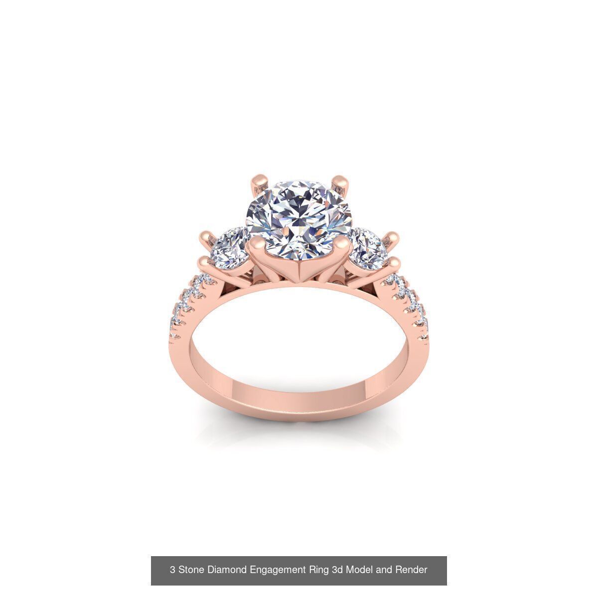 150 Fancy Engagement Ring Collection and Render  _64