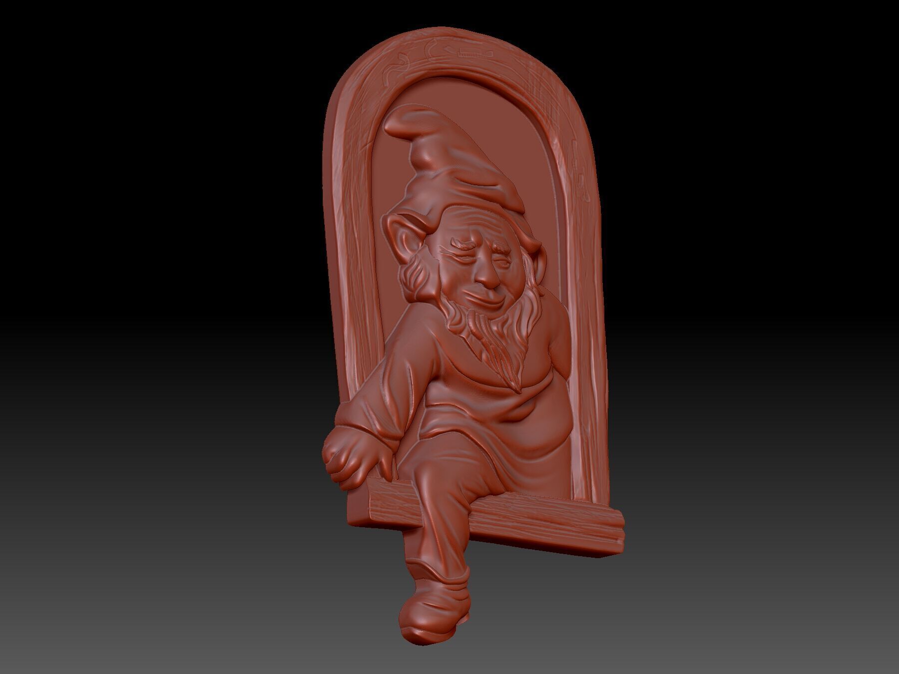 Gnome 3D print model_3