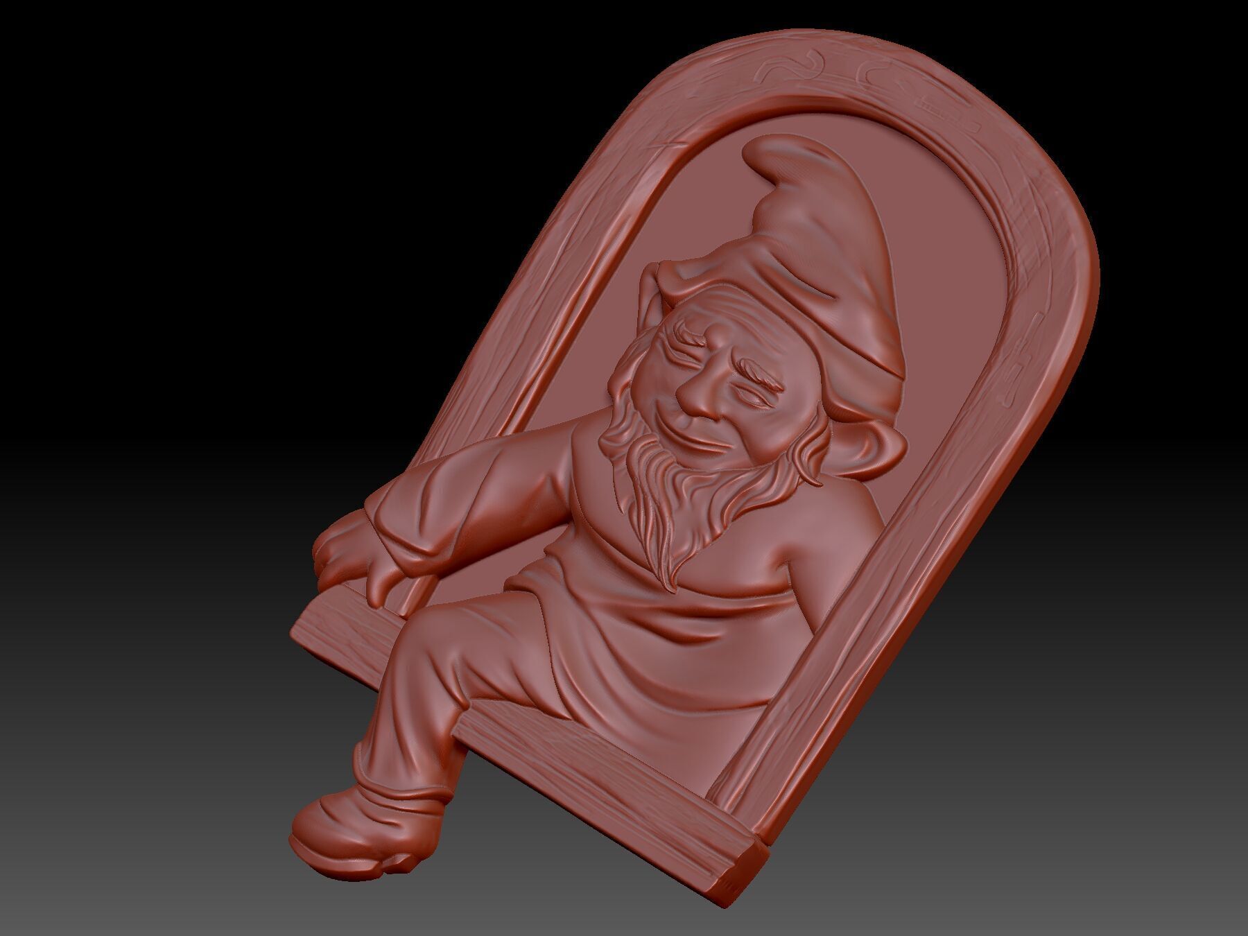 Gnome 3D print model_4