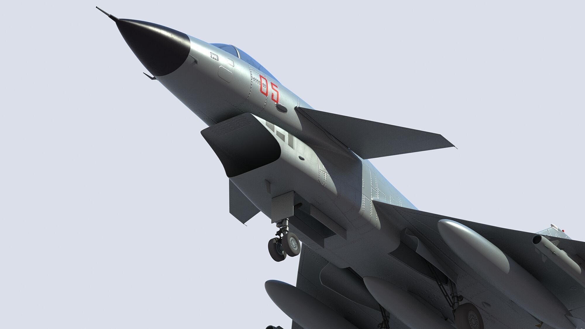 Chengdu J10 Fighter 3D model_9