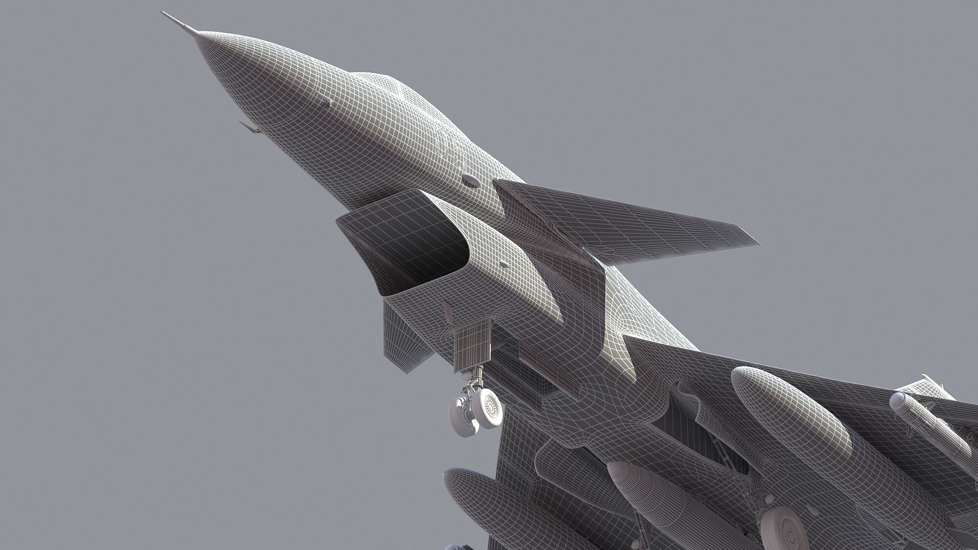 Chengdu J10 Fighter 3D model_21