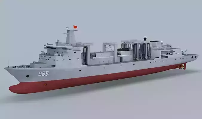 PLA Navy Type 901 Supply Ship 3D model
