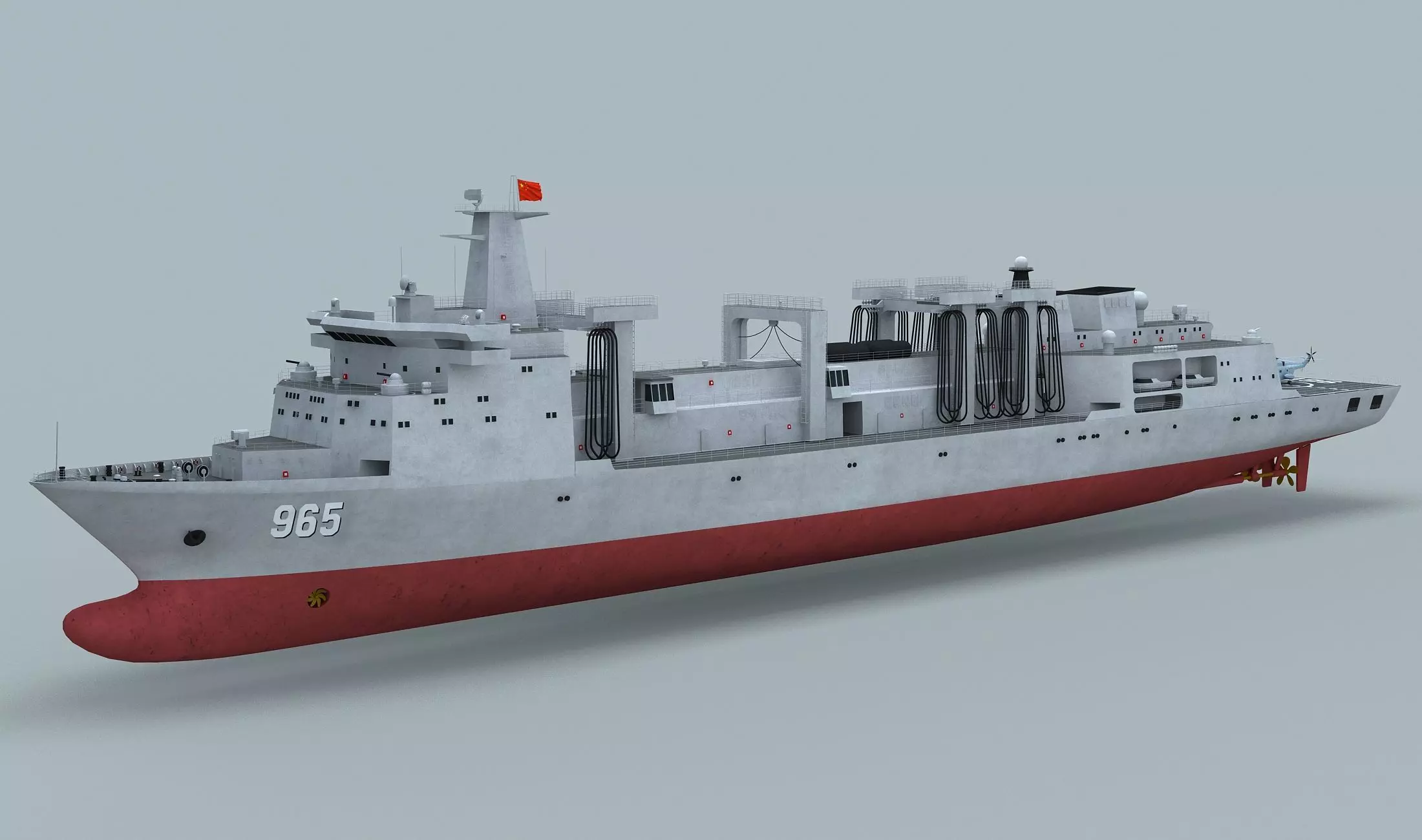 PLA Navy Type 901 Supply Ship 3D model_0