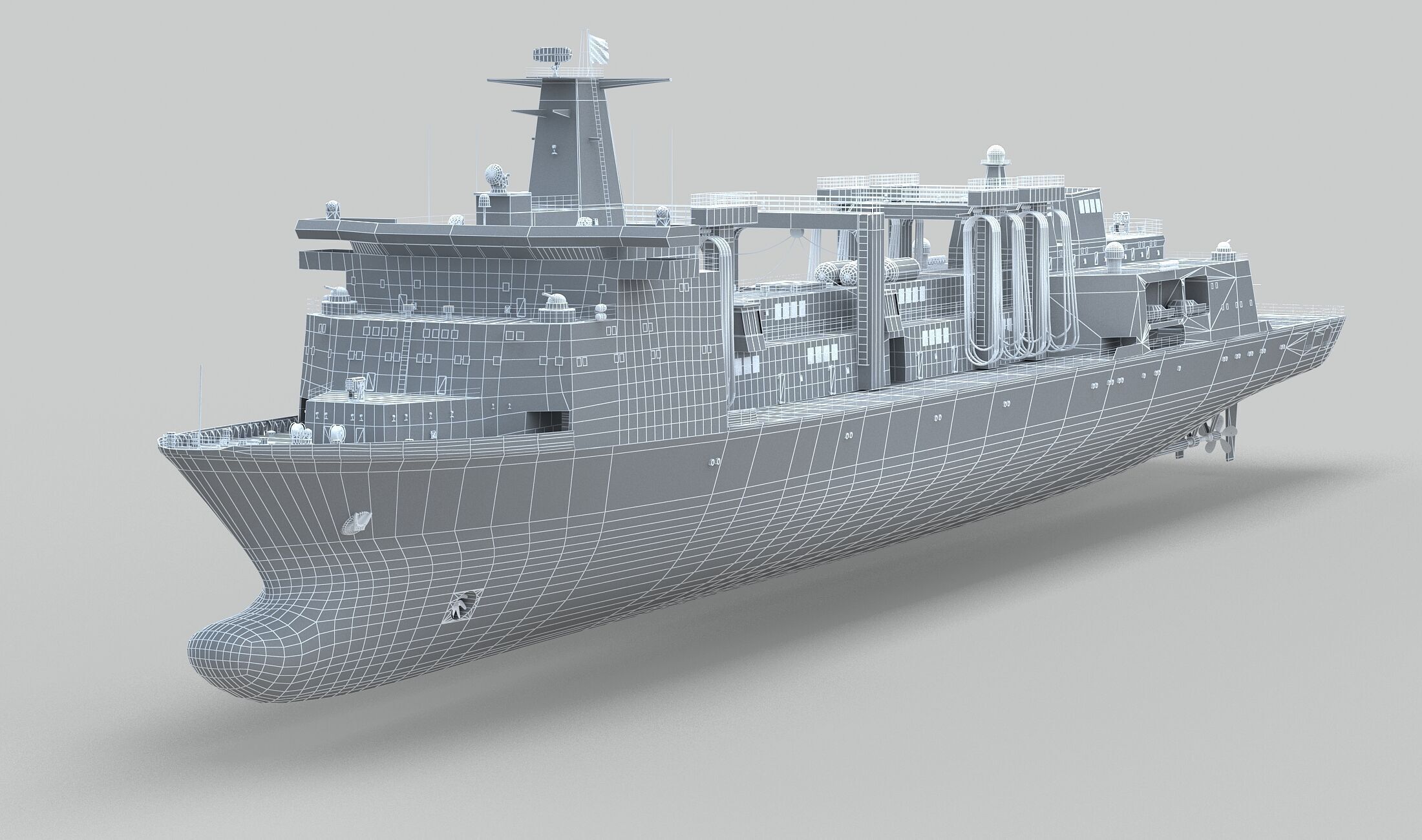 PLA Navy Type 901 Supply Ship 3D model_14