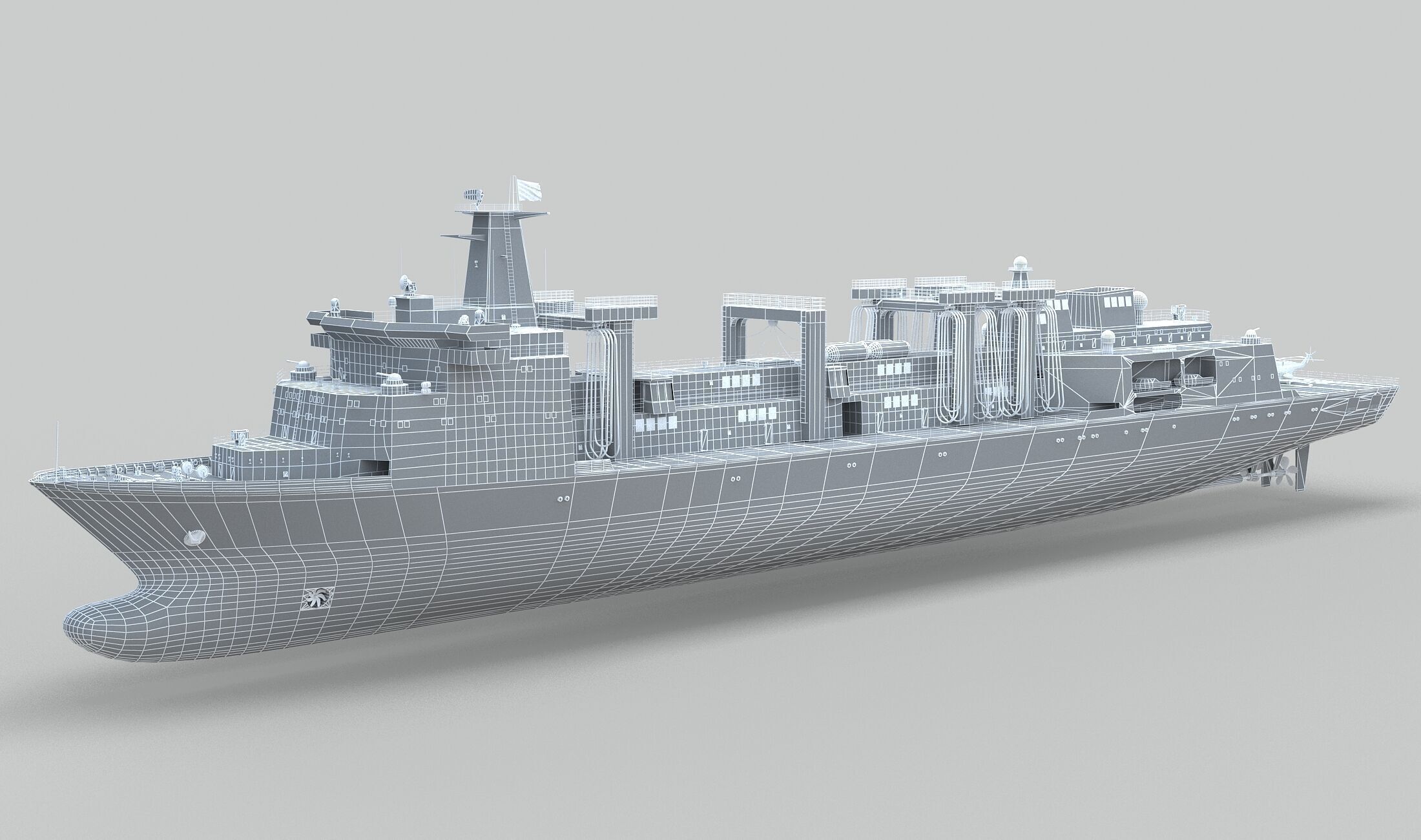 PLA Navy Type 901 Supply Ship 3D model_12