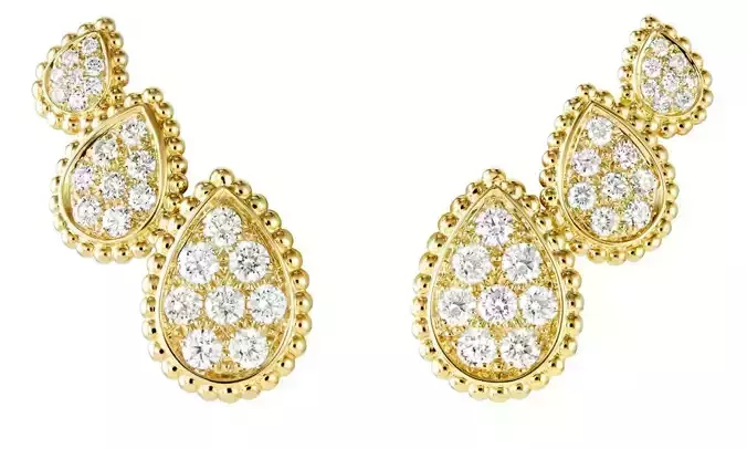 Boucheron  Serpent Boheme Diamond Stud Earrings 3 Motifs