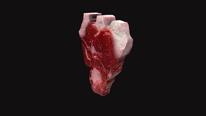 Steak V02 Low-poly 3D model 7