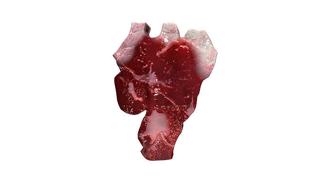 Steak V02 Low-poly 3D model 5
