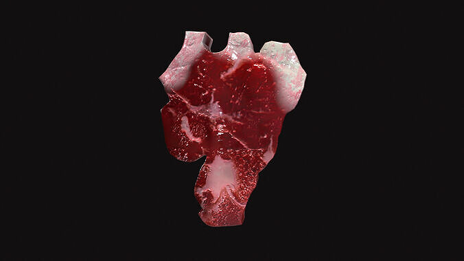 Steak V02 Low-poly 3D model 4