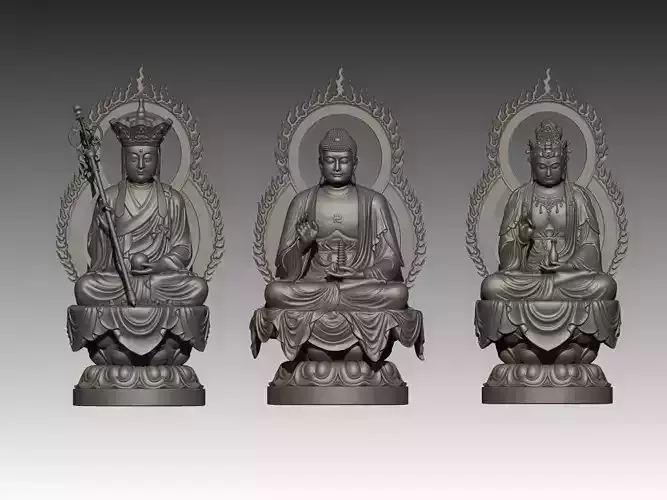 Amitabha Trinity Set
