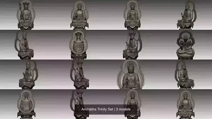 Amitabha Trinity Set