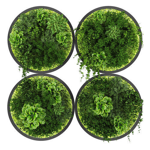 Vertical garden 260 Low-poly 3D model