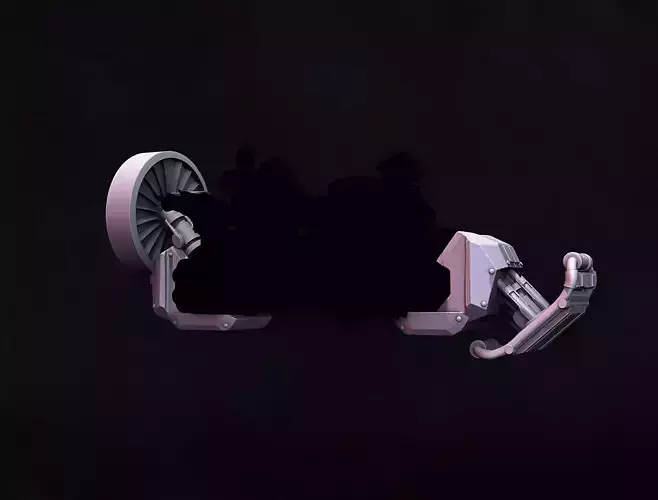 Marine bike conversion kit for hover bike