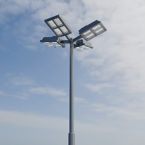 LED Floodlight for Court 3D model