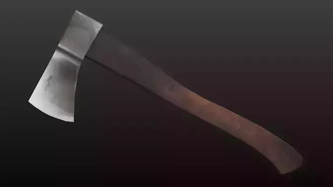 Axe 3D Model Low-poly 3D model