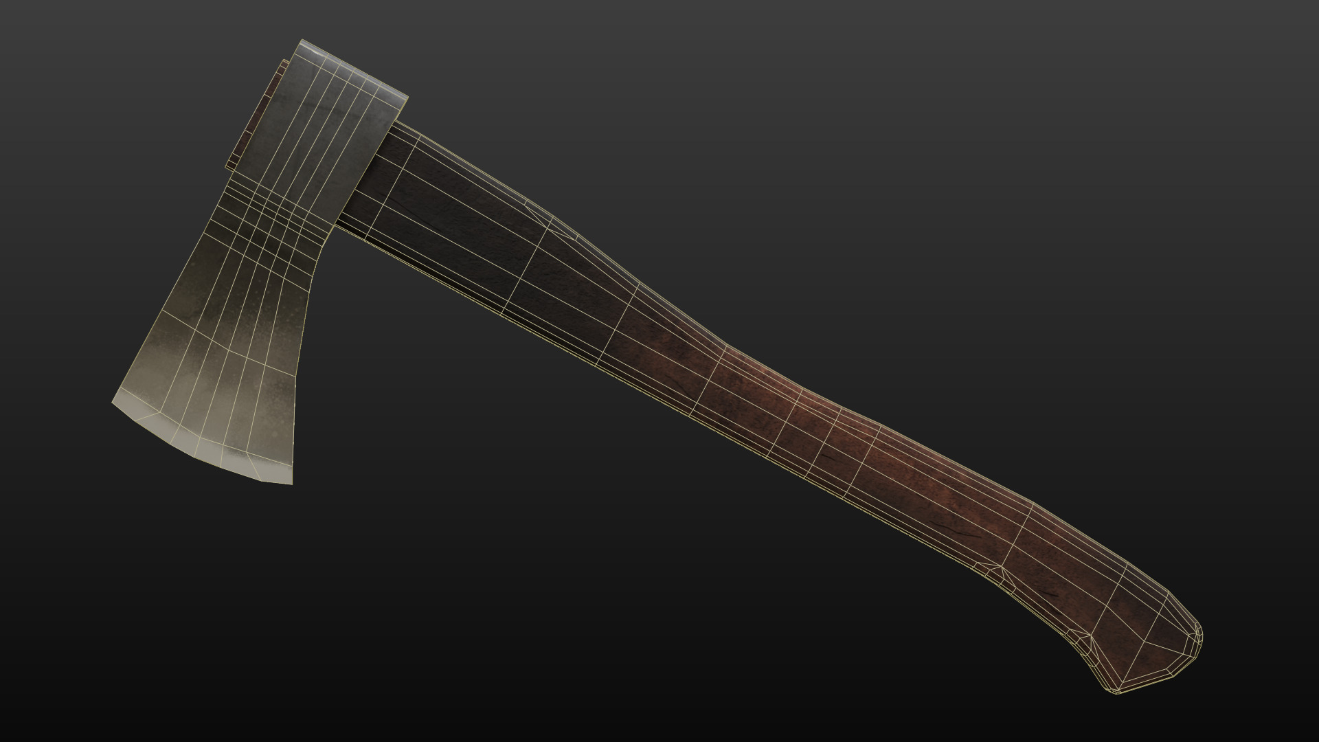 Axe 3D Model Low-poly 3D model_1