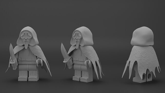 GHOSTFACE LEGO 3D print model