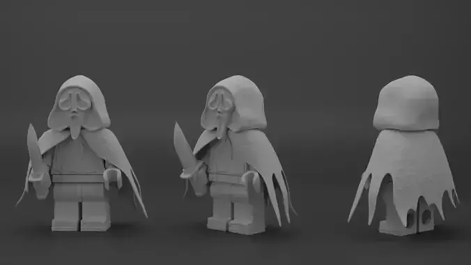 GHOSTFACE LEGO 3D print model