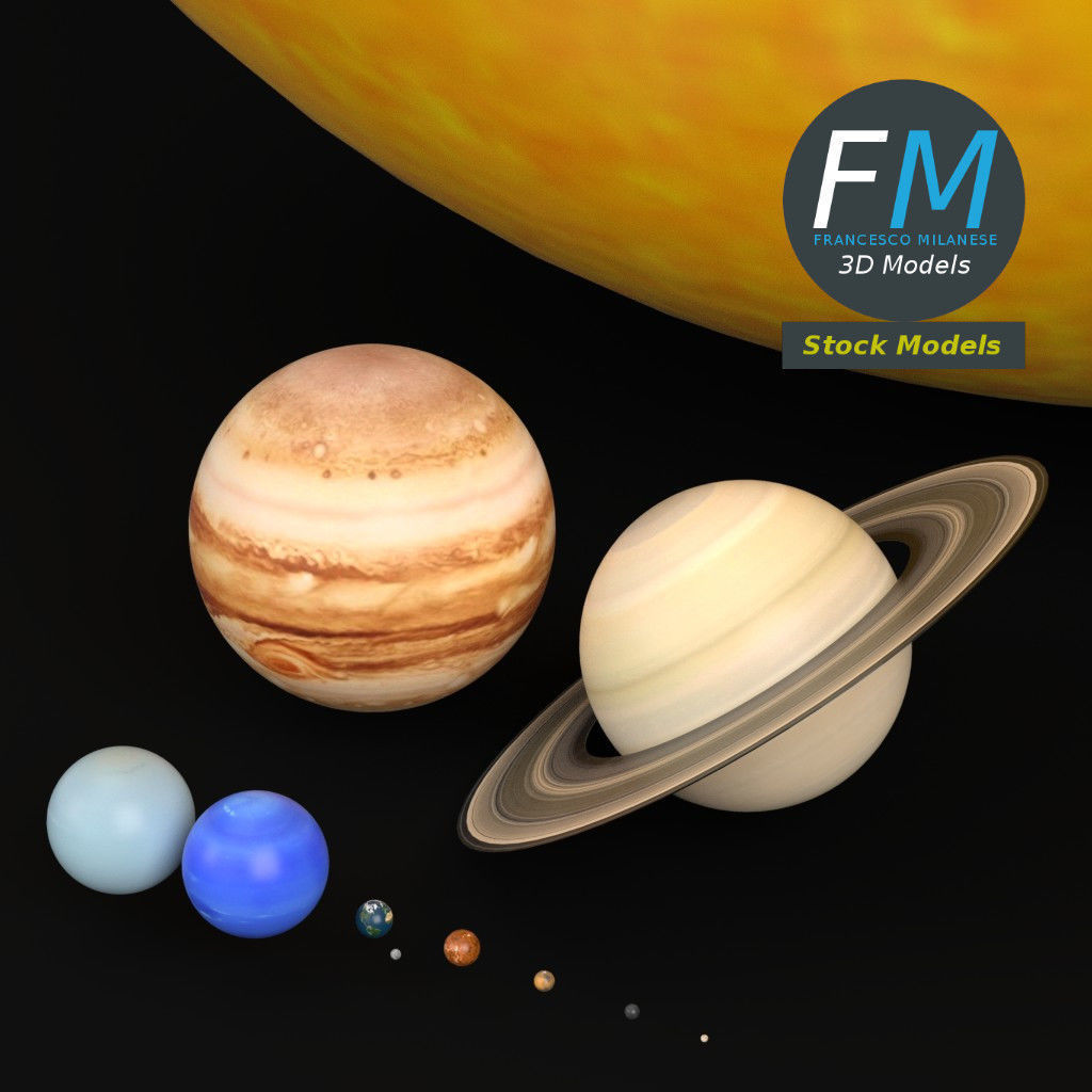 Solar system 3D model_2