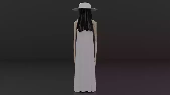 HASSYAKU-SAMA - Japanese Horror Monster - Low Polygon