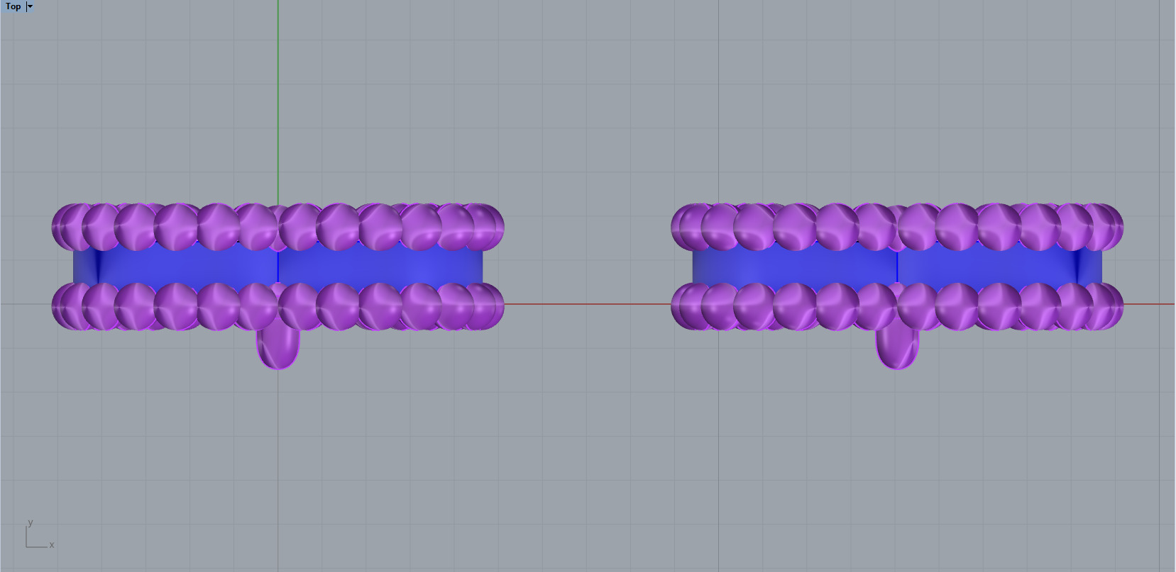 Heart Earrings 3D print model_8