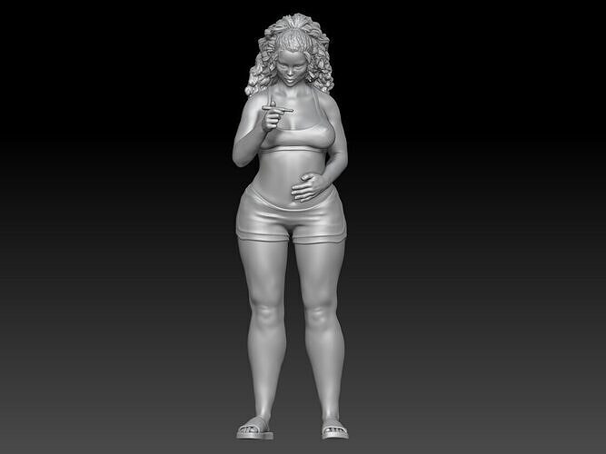 pregnancy test girl 3 3D print model