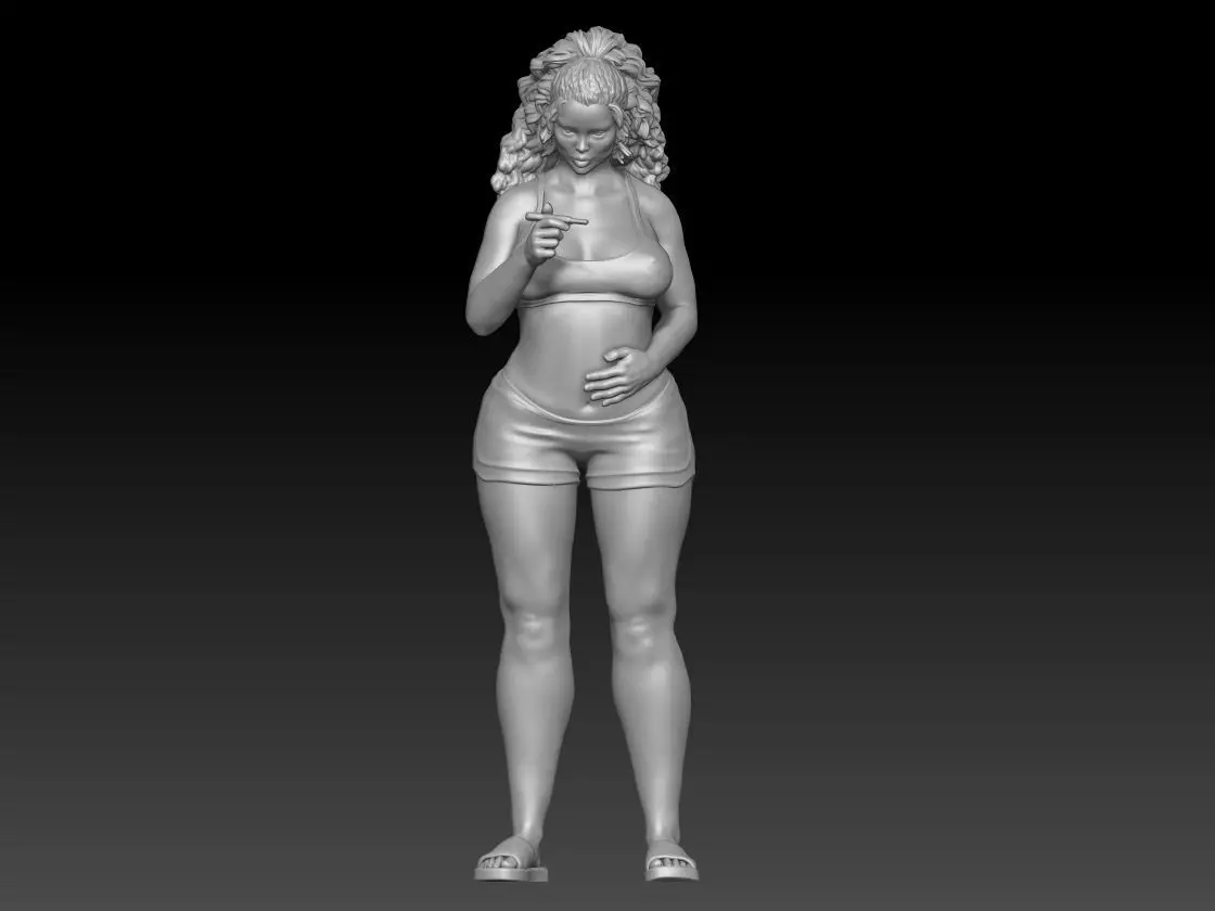 pregnancy test girl 3 3D print model