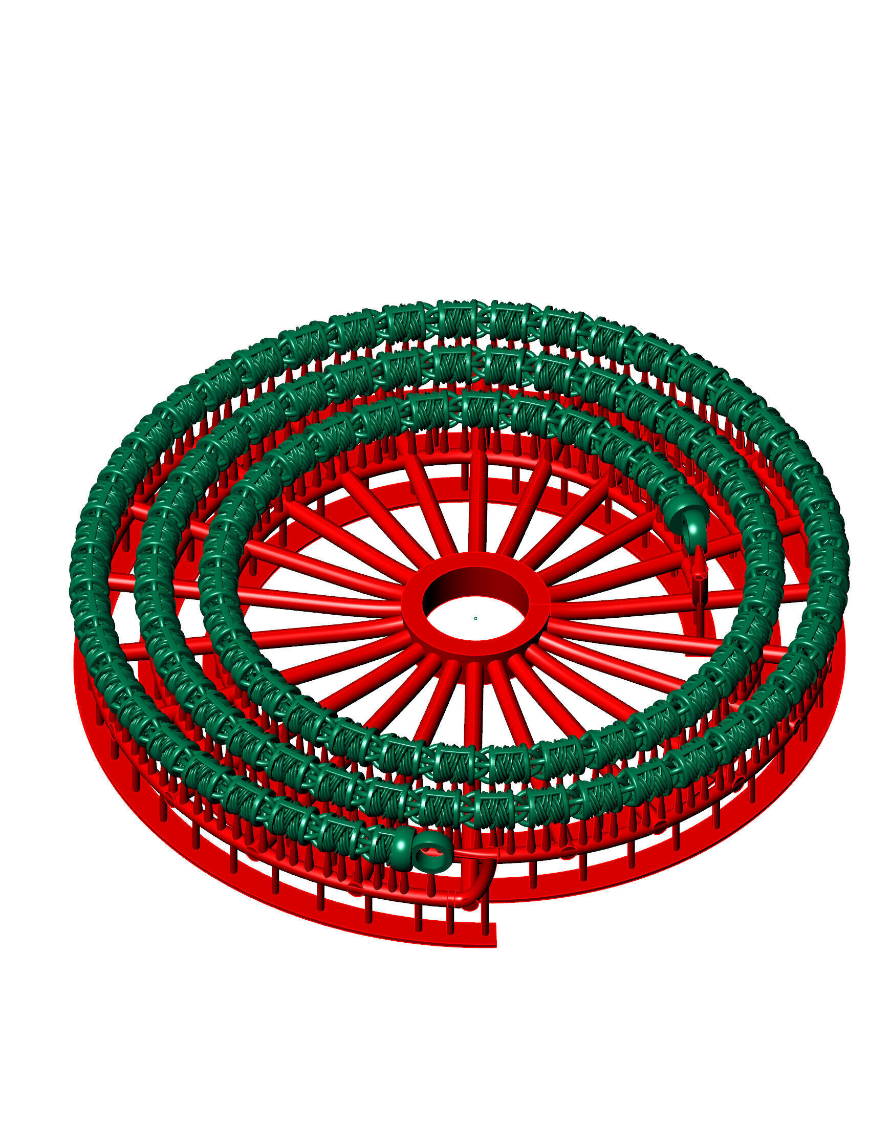 4mm Luxury Textured Chain Detailed 3D Model with Amazing Finish 3D print model_1