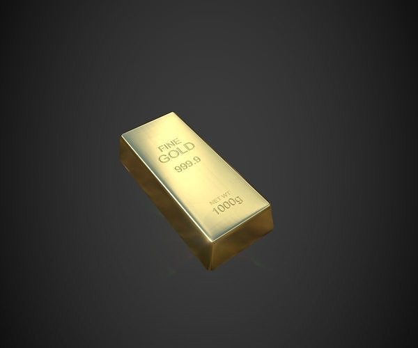 Gold and Money Low-poly 3D model