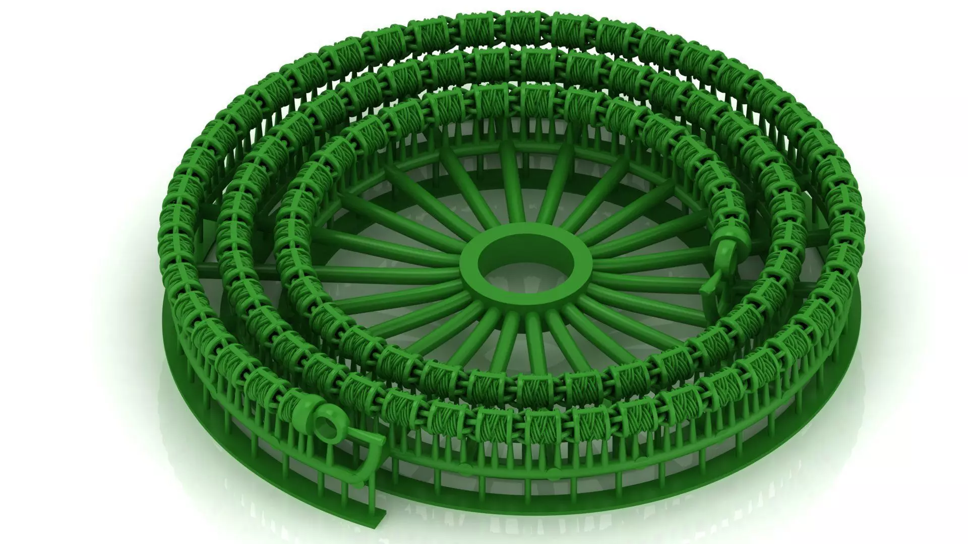 5mm Luxury Textured Chain Detailed 3D Model with Amazing Finish 3D print model