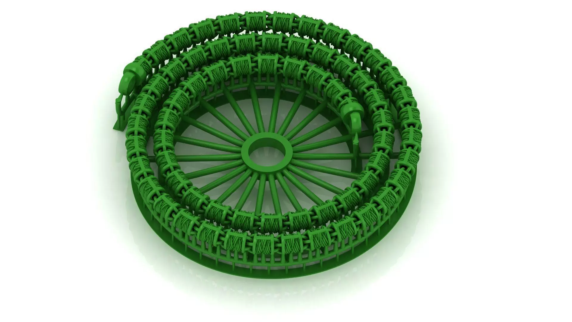 6mm Luxury Textured Chain Detailed 3D Model with Amazing Finish 3D print model_0