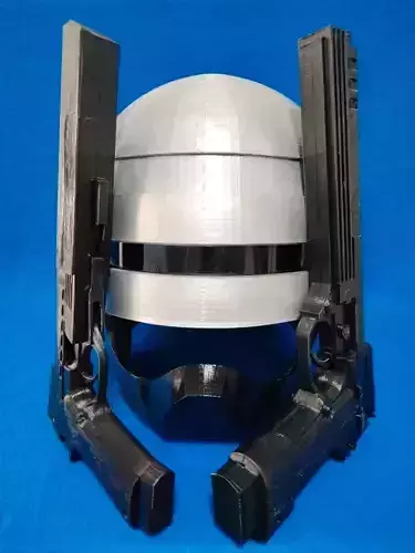 Pack RoboCop  Casco  Pistol Auto 9 Archivos STL  3D print model