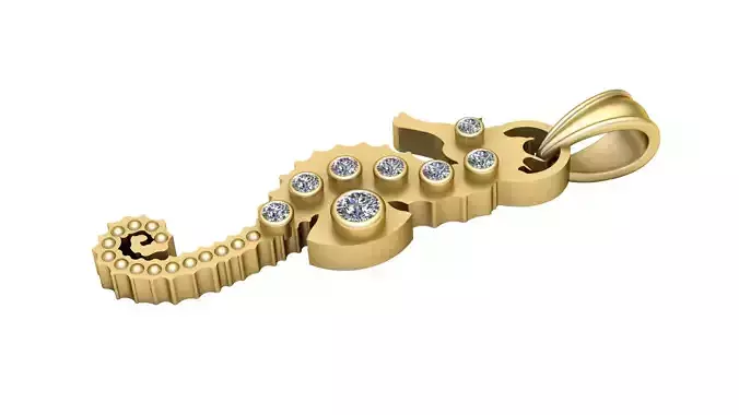 Seahorse Ocean Pendant