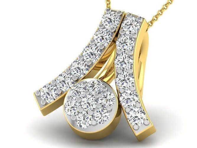 Jewelry 3D Models with render and 3dm  stl - DP-5312 3D print model