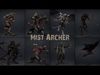 Mist Archer Tentacle Low-poly 3D model_3