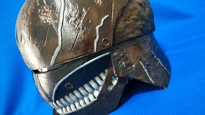  Casco de Qimir The Acolyte Modelo 3D para impresion 3d 3D print model