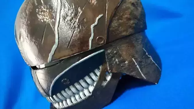  Casco de Qimir The Acolyte Modelo 3D para impresion 3d 3D print model