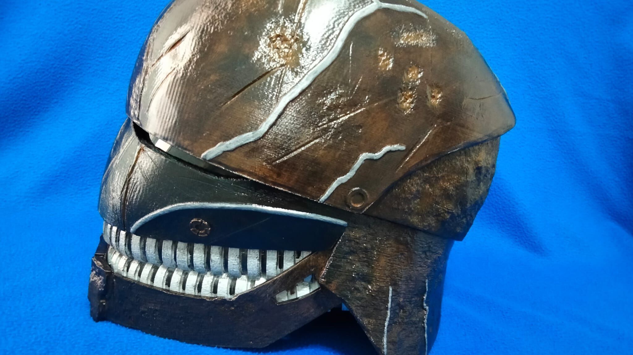 Casco de Qimir The Acolyte Modelo 3D para impresion 3d 3D print model_3