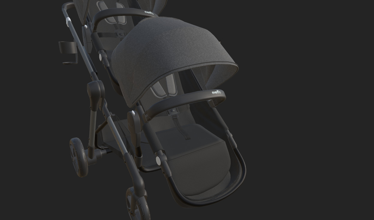 Evenflo Stroller Free 3D model_2