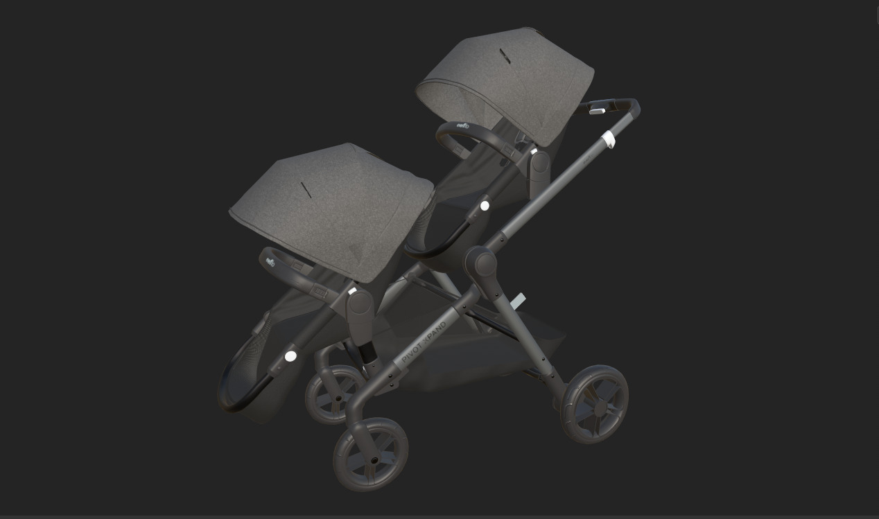 Evenflo Stroller Free 3D model_1